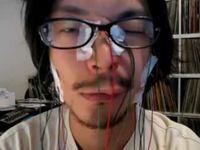 Man electrocutes face